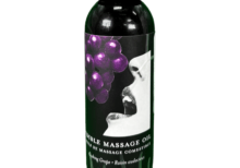 Earthly Body Edible Massage Oil Gushing Grape 2 fl OZ / 60 ml