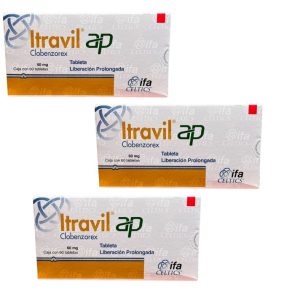 3 Pack Itravil ap 60 mg 60 tabletas