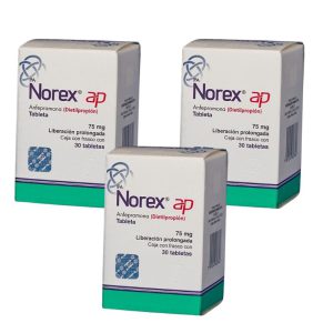3 Pack Norex AP 75mg