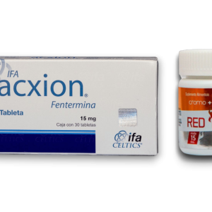 Acxion 15mg y Red Kron 30 Tabletas